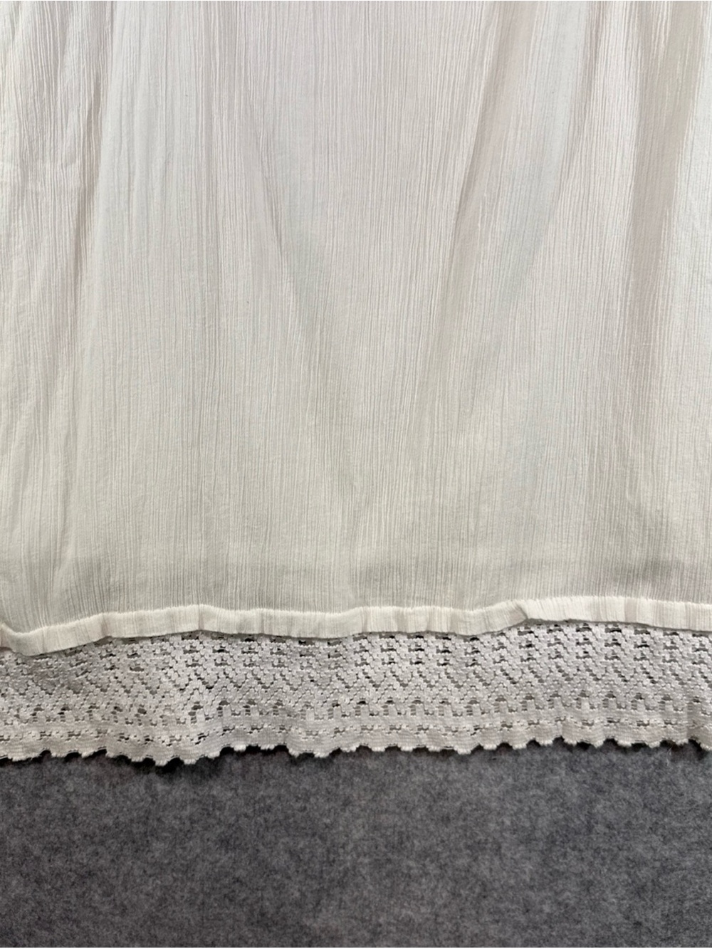 Eddie Bauer Maxi Skirt - Womens S - White Cream Bohemian Hippie Cottagecore - Picture 9 of 13